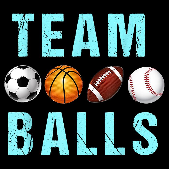 Team Balls Funny Team Boy Gender Reveal 16 in Basic Backpack