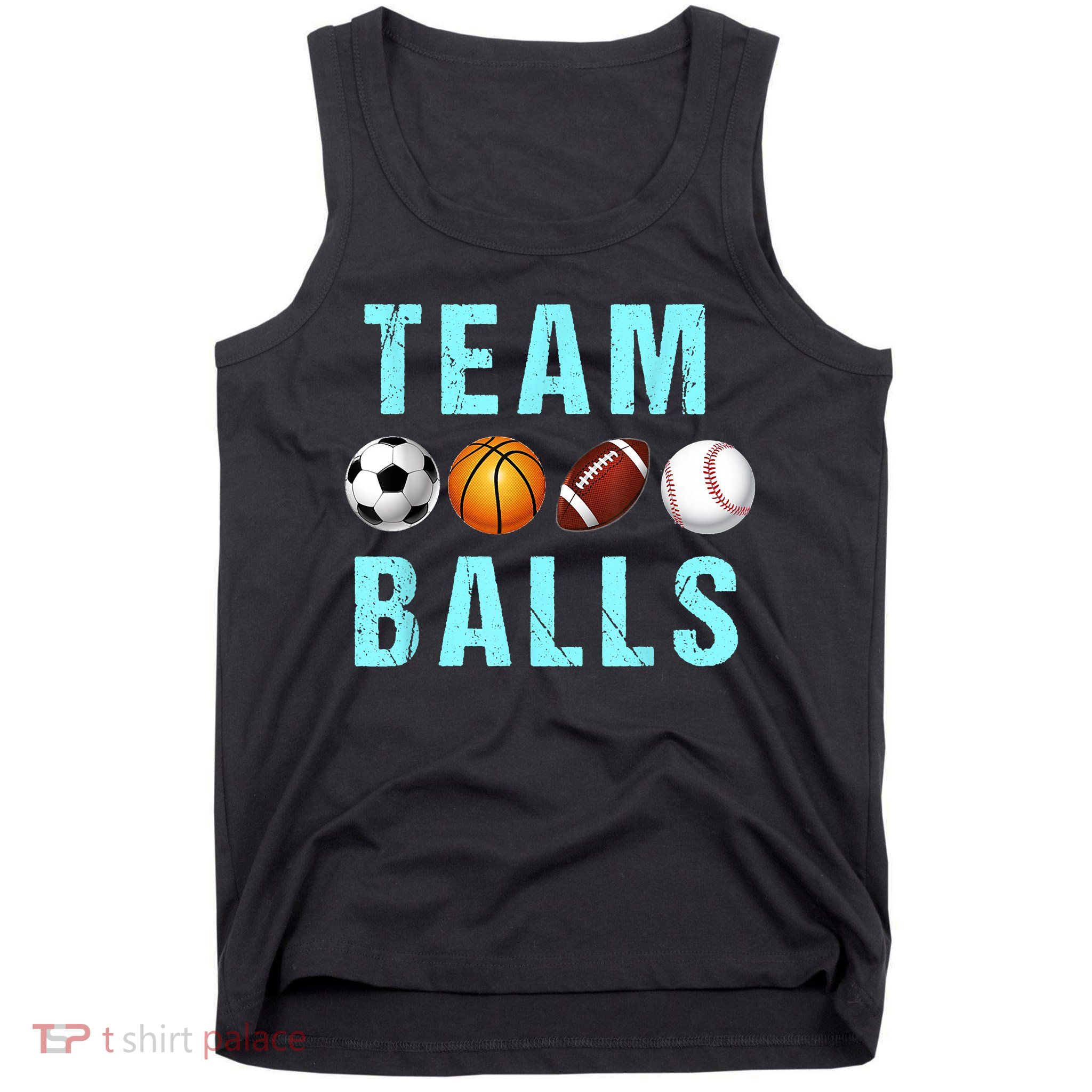 Team Balls Funny Team Boy Gender Reveal Tank Top