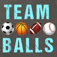 Team Balls Funny Team Boy Gender Reveal Cotton Canvas Backpack