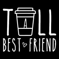 Tall Best Friend Funny Bff Matching Outfit Two Bestie Coffee Cooling Performance Crew T-Shirt