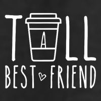Tall Best Friend Funny Bff Matching Outfit Two Bestie Coffee Adult Drive Performance Visor