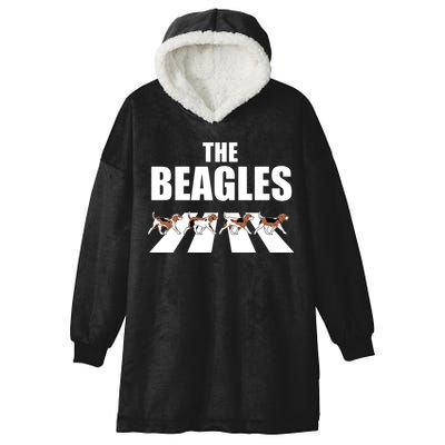 The Beagles Funny Beagle Dog Hooded Wearable Blanket
