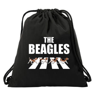 The Beagles Funny Beagle Dog Drawstring Bag