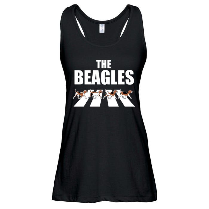 The Beagles Funny Beagle Dog Ladies Essential Flowy Tank