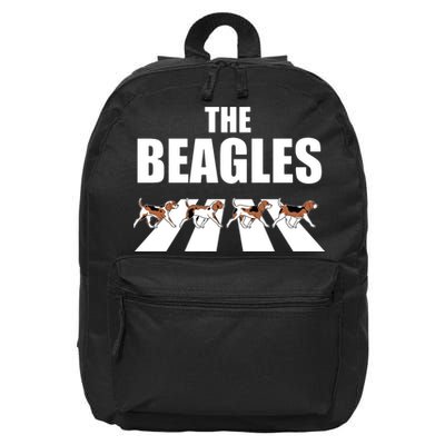The Beagles Funny Beagle Dog 16 in Basic Backpack