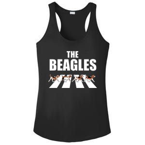 The Beagles Funny Beagle Dog Ladies PosiCharge Competitor Racerback Tank