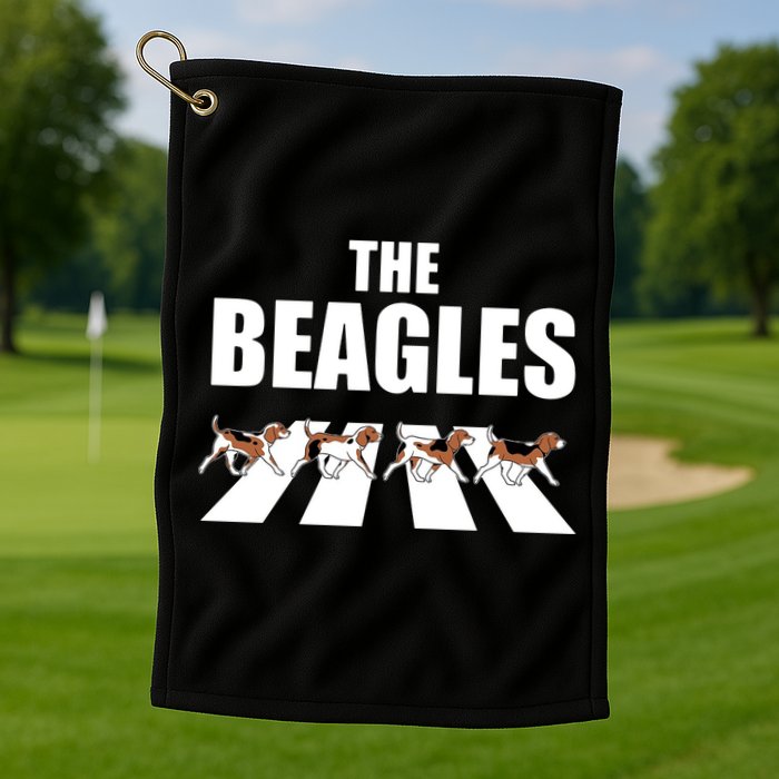 The Beagles Funny Beagle Dog Golf Towel