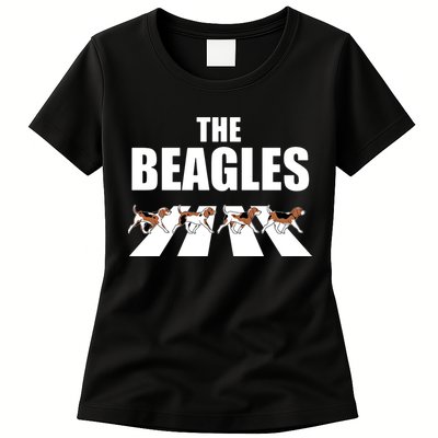 The Beagles Funny Beagle Dog Womens T-Shirt