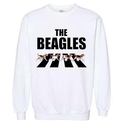 The Beagles Funny Beagle Dog Garment-Dyed Sweatshirt