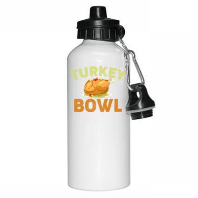 Turkey Bowl Funny Thanksgiving Gift Aluminum Water Bottle