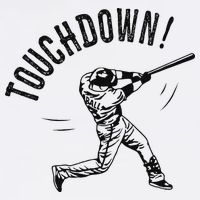 Touchdown Baseball Funny Football Joke Cool Comfort Performance Bucket Hat
