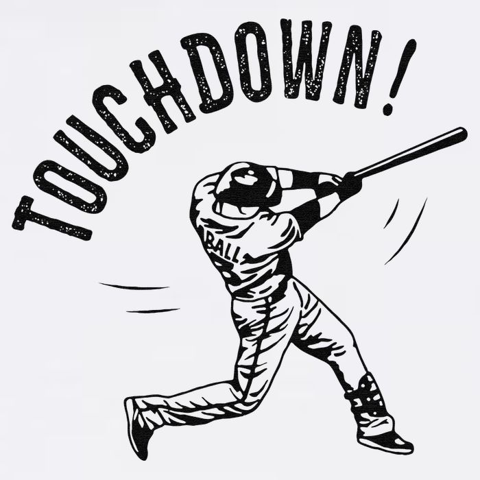 Touchdown Baseball Funny Football Joke Cool Comfort Performance Bucket Hat