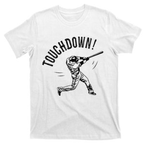 Touchdown Baseball Funny Football Joke T-Shirt