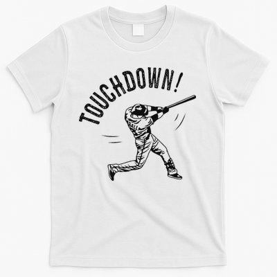 Touchdown Baseball Funny Football Joke T-Shirt