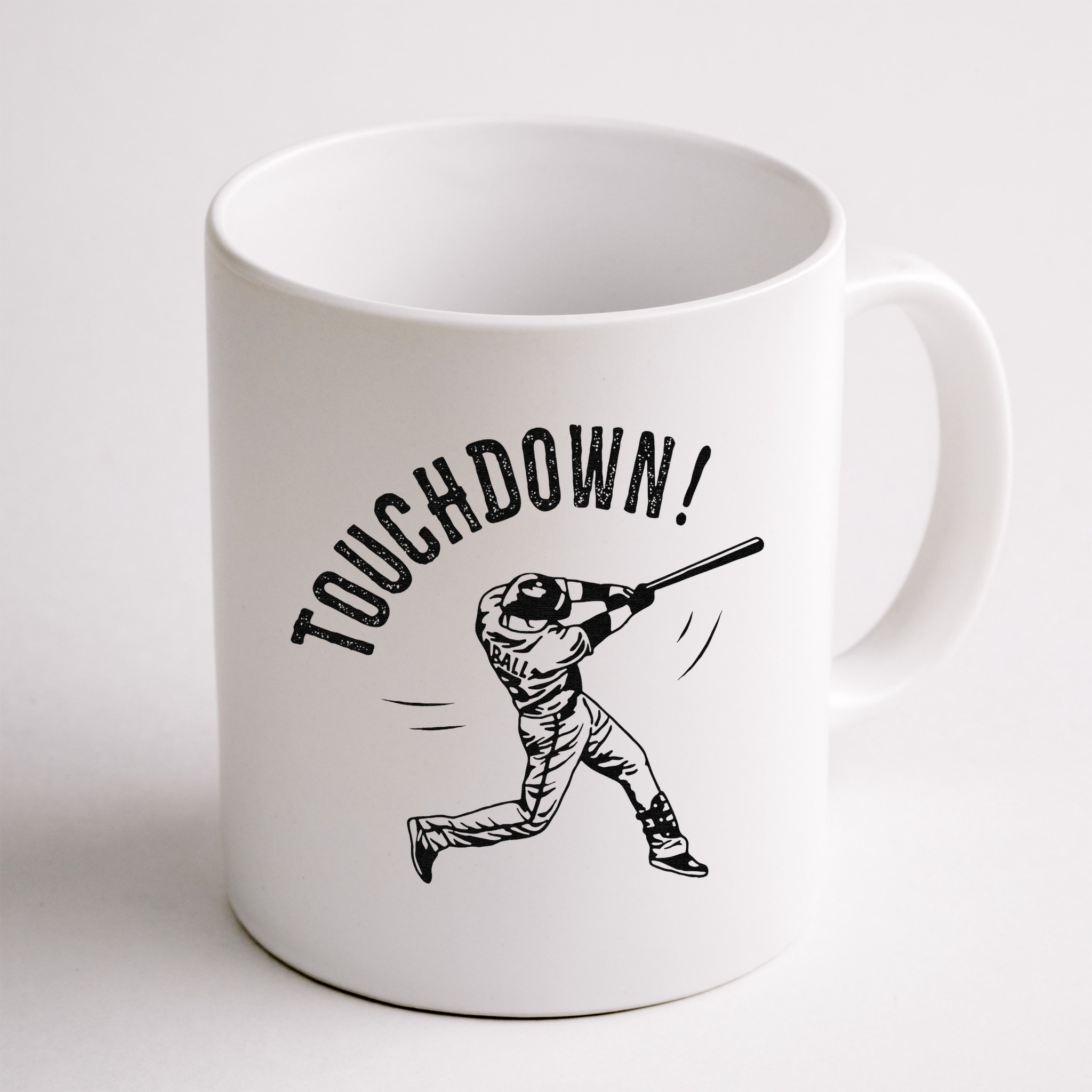 Touchdown Baseball Funny Football Joke Mug