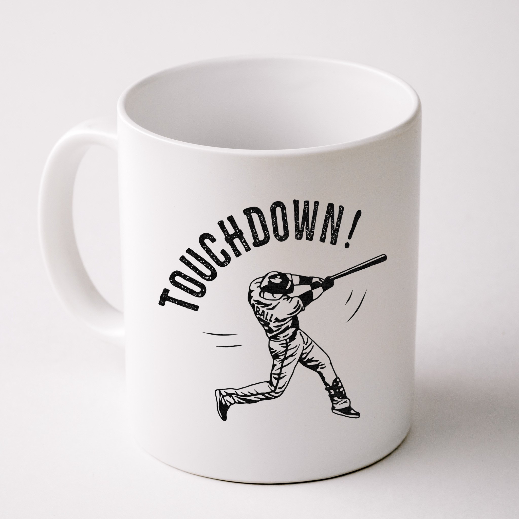 Touchdown Baseball Funny Football Joke Mug