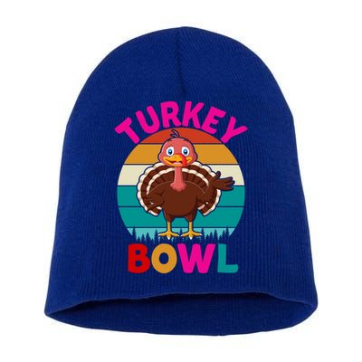 Turkey Bowl Funny Gift Short Acrylic Beanie