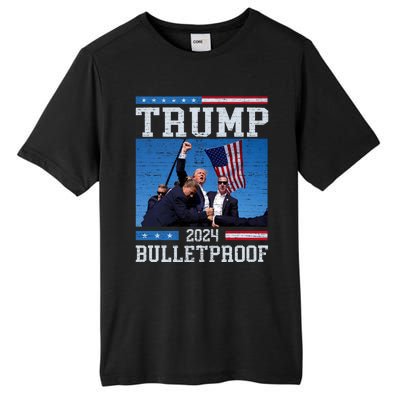 Trump Bulletproof Fight Fist Legend Donald Trump 2024 Gift Tall Fusion ChromaSoft Performance T-Shirt