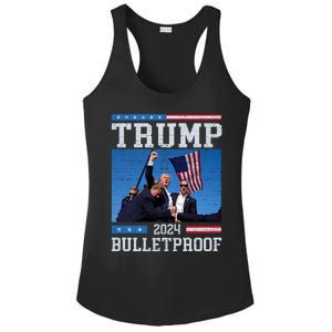 Trump Bulletproof Fight Fist Legend Donald Trump 2024 Gift Ladies PosiCharge Competitor Racerback Tank