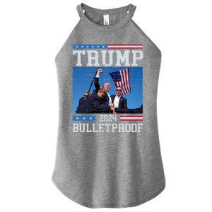 Trump Bulletproof Fight Fist Legend Donald Trump 2024 Gift Women's Perfect Tri Rocker Tank