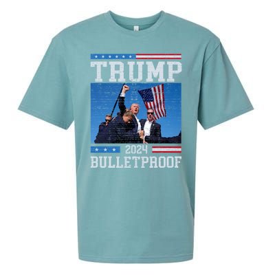 Trump Bulletproof Fight Fist Legend Donald Trump 2024 Gift Sueded Cloud Jersey T-Shirt