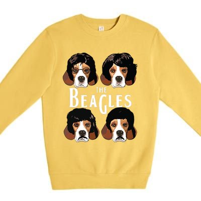 The Beagles Funny Beagle Lovers Premium Crewneck Sweatshirt