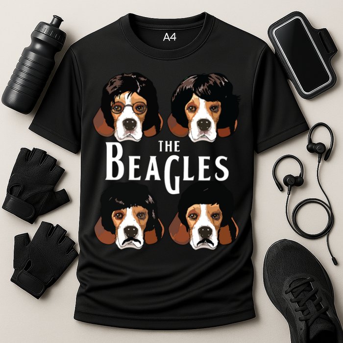 The Beagles Funny Beagle Lovers Cooling Performance Crew T-Shirt