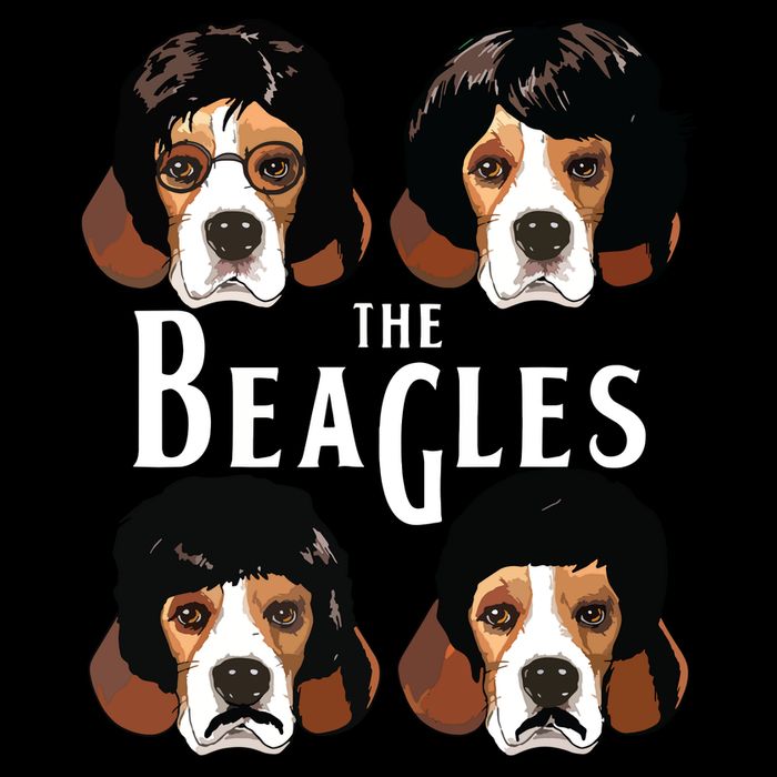 The Beagles Funny Beagle Lovers Drawstring Bag