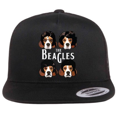 The Beagles Funny Beagle Lovers Flatbill Hat