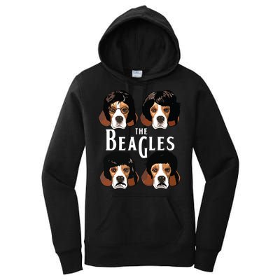 The Beagles Funny Beagle Lovers Women's Pullover Hoodie
