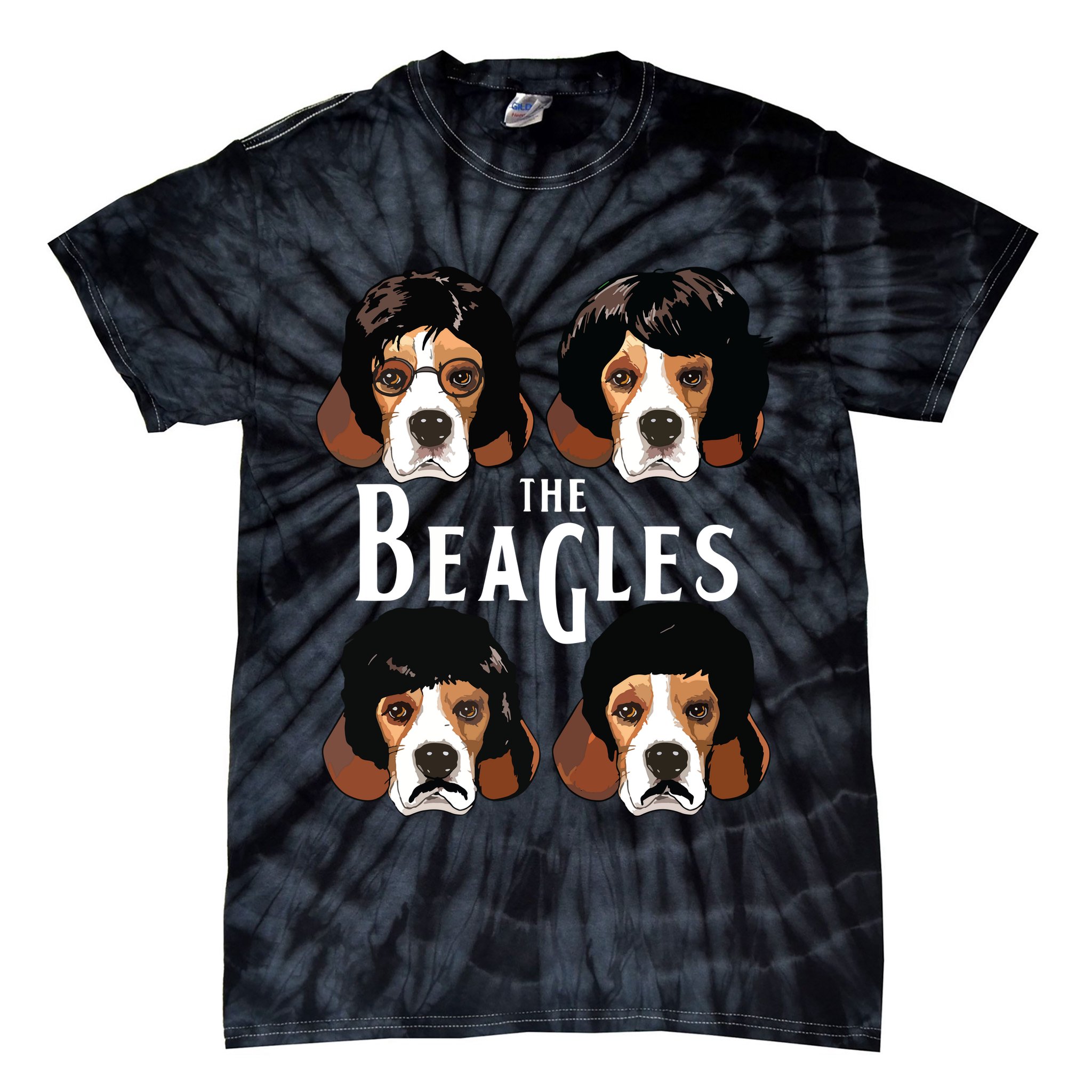 The Beagles Funny Beagle Lovers Tie-Dye T-Shirt