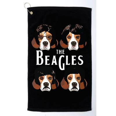 The Beagles Funny Beagle Lovers Golf Towel