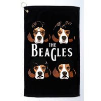 The Beagles Funny Beagle Lovers Golf Towel