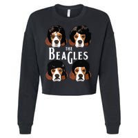 The Beagles Funny Beagle Lovers Cropped Pullover Crew