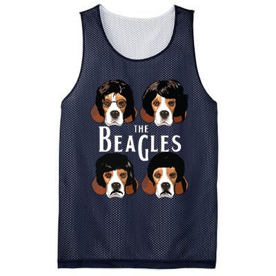 The Beagles Funny Beagle Lovers Mesh Reversible Basketball Jersey Tank