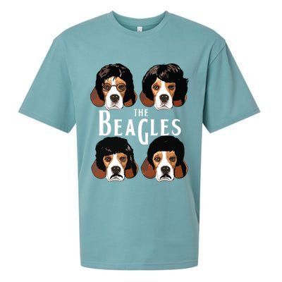 The Beagles Funny Beagle Lovers Sueded Cloud Jersey T-Shirt