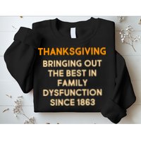 Thanksgiving Bringing Family Dysfunction Since 1863 Sweatshirt