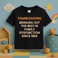 Thanksgiving Bringing Family Dysfunction Since 1863 Toddler T-Shirt