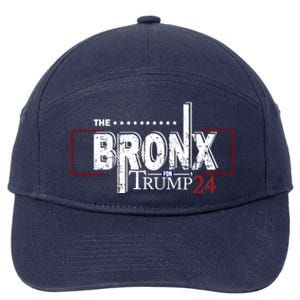 The Bronx For Trump 2024 7-Panel Snapback Hat