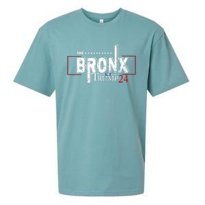 The Bronx For Trump 2024 Sueded Cloud Jersey T-Shirt