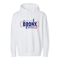 The Bronx For Trump 2024 Garment-Dyed Fleece Hoodie