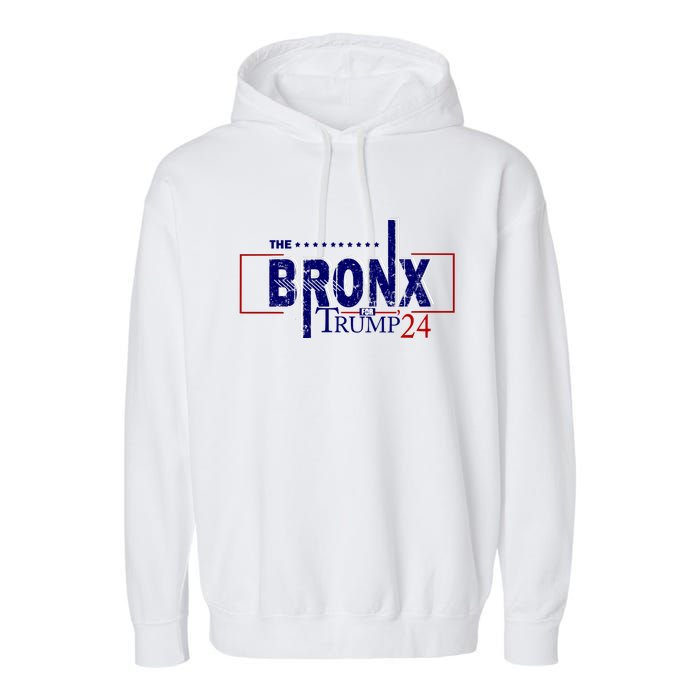 The Bronx For Trump 2024 Garment-Dyed Fleece Hoodie