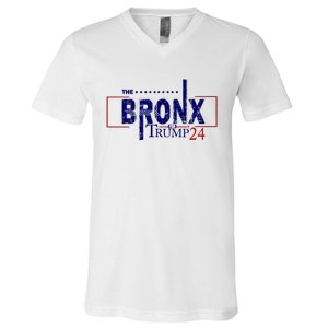 The Bronx For Trump 2024 V-Neck T-Shirt