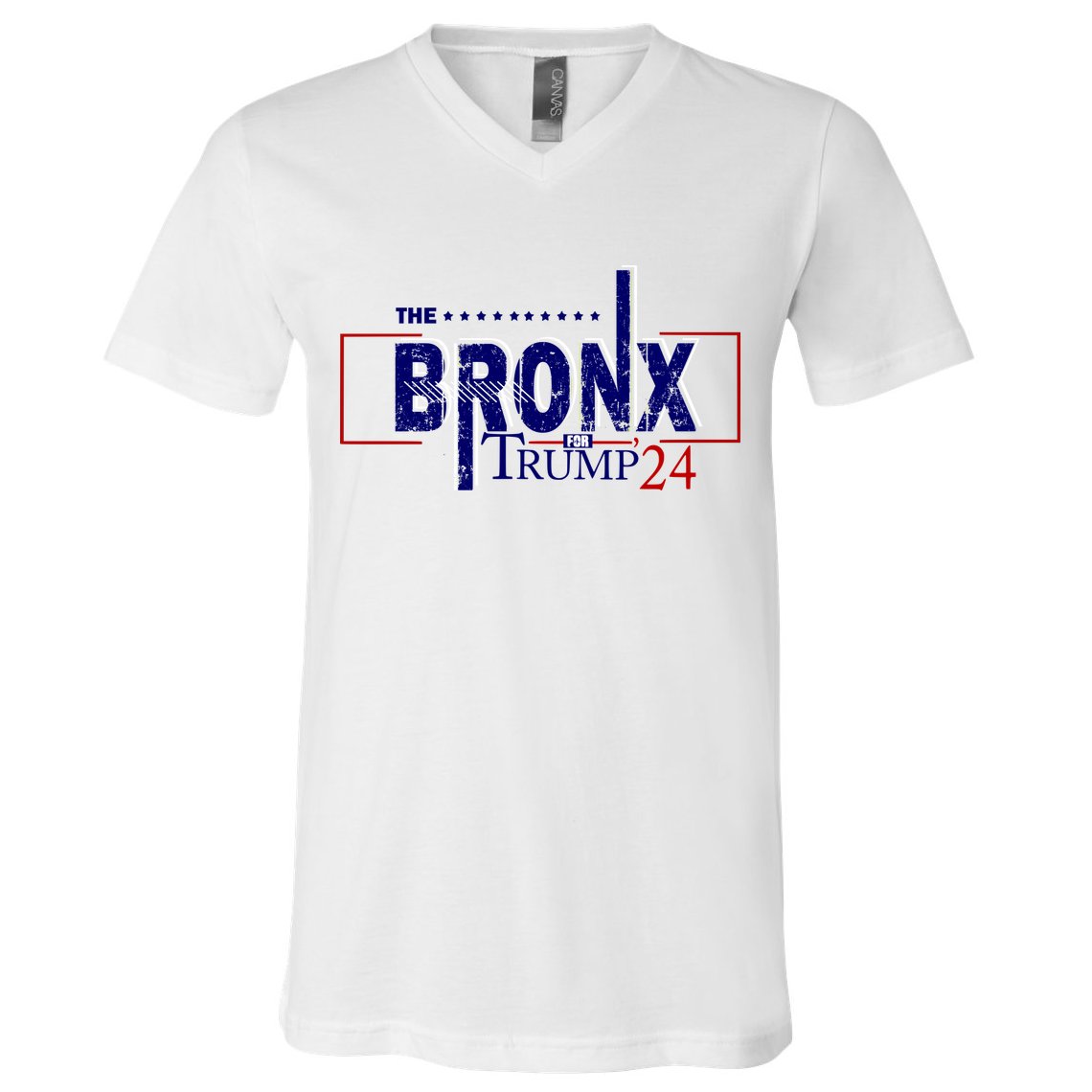 The Bronx For Trump 2024 V-Neck T-Shirt