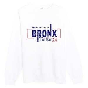 The Bronx For Trump 2024 Premium Crewneck Sweatshirt