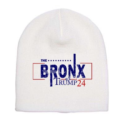 The Bronx For Trump 2024 Short Acrylic Beanie