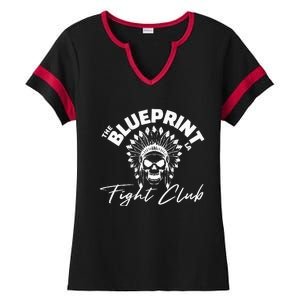 The Blueprint Fight Club Ladies Halftime Notch Neck Tee