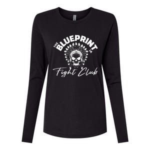 The Blueprint Fight Club Womens Cotton Relaxed Long Sleeve T-Shirt