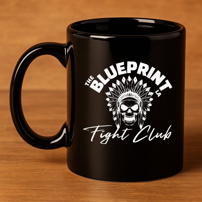 The Blueprint Fight Club 11oz C Handle Ceramic Mug