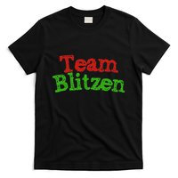 Team Blitzen Funny Reindeer Graphic Gift T-Shirt